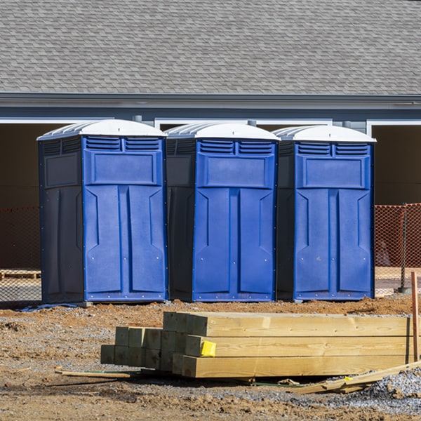 how do you dispose of waste after the porta potties have been emptied in Jewell